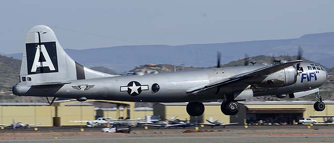 Boeing B-29 Superfortress N529B Fifi, Deer Valley, February 26, 2015